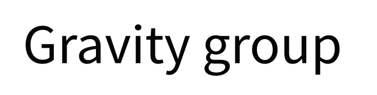 Gravity group logo font