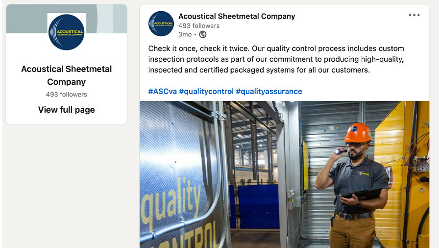 ASC LI Post Example