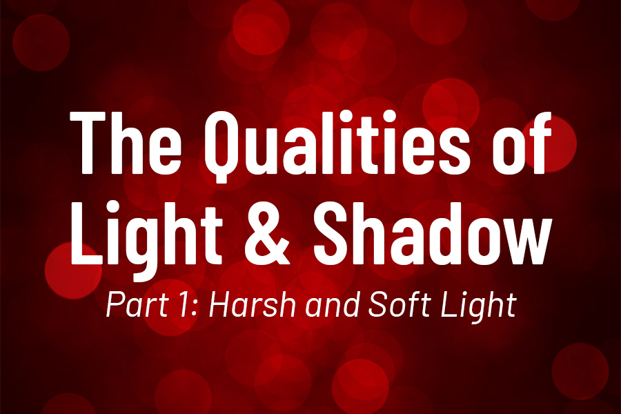 The Qualities of Light & Shadow Part 1: Harsh and Soft Light