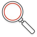 Magnifying glass icon